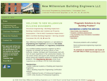 Tablet Screenshot of newmillenniumengineers.com